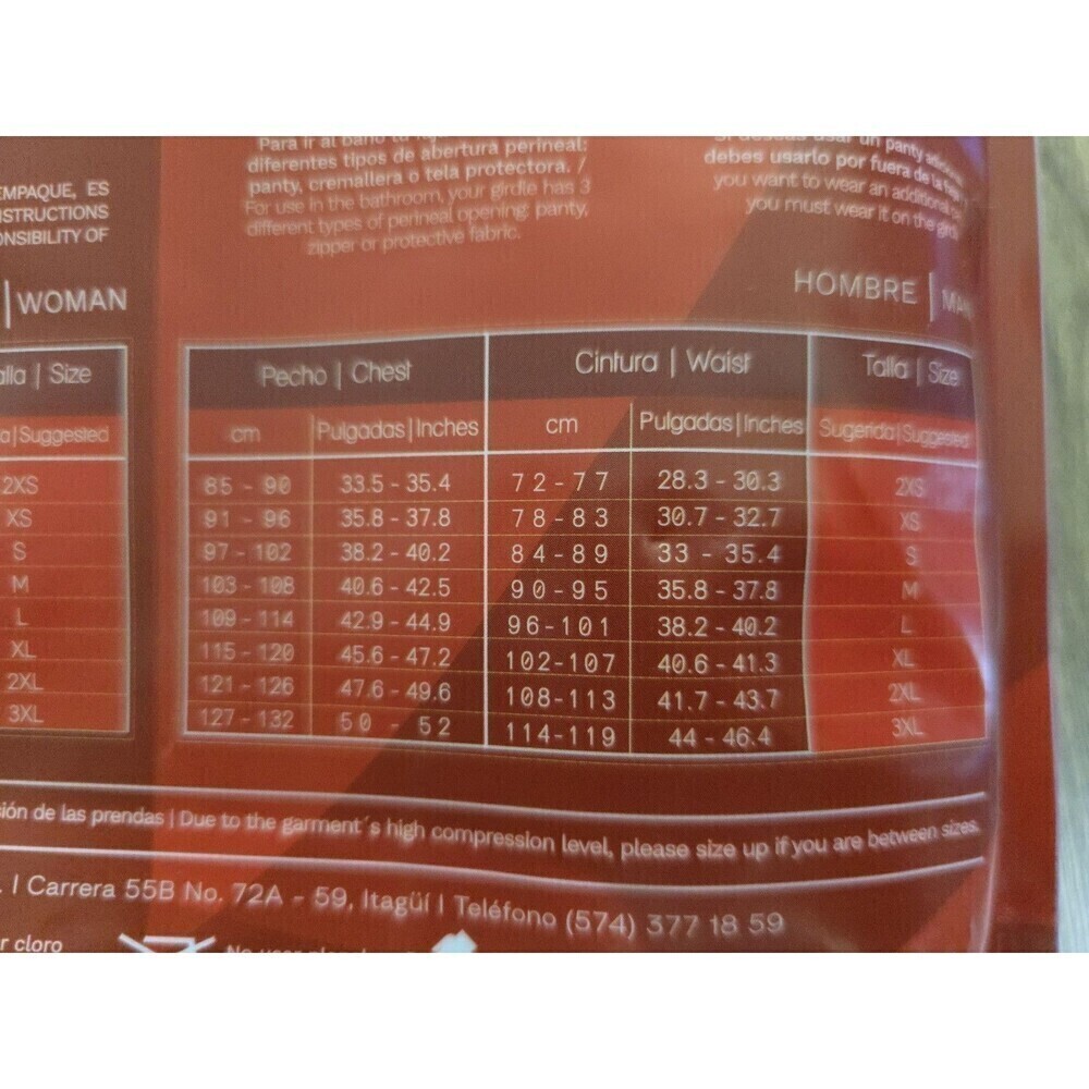 MariaE Fajas Capri Bodysuit XXL Mocha Post Surgical Compression Shapewear - Picture 12 of 14